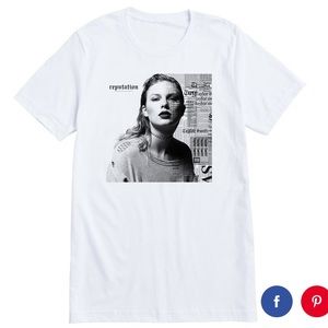 Taylor Swift Reputation album cover t-shirt